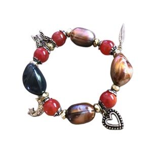 Stone Charm Bracelet